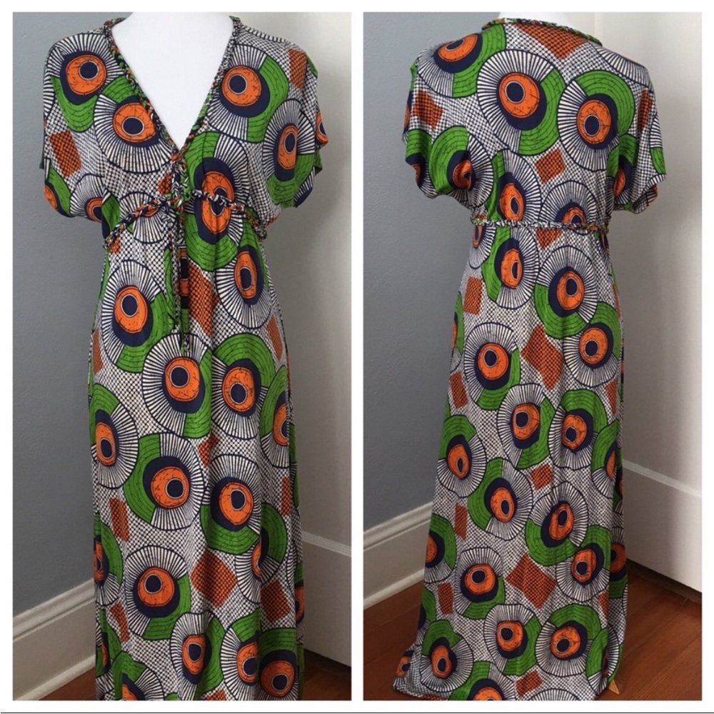 Nieves Lavi Ankara Print Maxi M